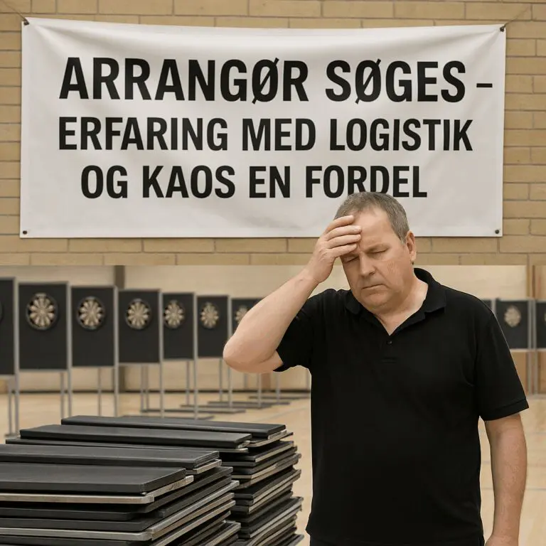 Dansk Dart Union søger arrangørklubber: Nu med gratis stress, logistik og 60 baner på en weekend