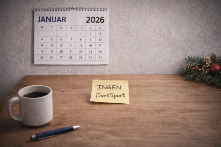 Januar uden DartSport – sporten holder pause, bladet tog den med