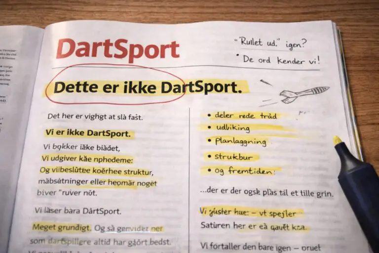 Dette er ikke det nye DartSport